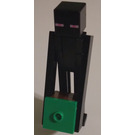 LEGO Enderman med Græs Blok Minifigur