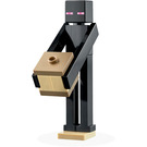 LEGO Enderman mit Beige und Dunkles Beige Block mit Fuß Platte Minifigur