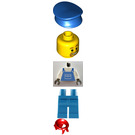 LEGO Engineer Max mit Dark Grau Hände Minifigur