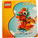 LEGO Envelope for Money Gift a Chinese Tradition at New Year 2024 (Dragon)