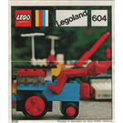 LEGO Excavator Set 604-2 Instructions