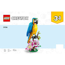LEGO Exotic Parrot 31136 Instructions