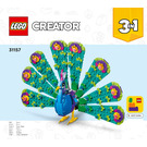 LEGO Exotic Peacock Set 31157 Instructions
