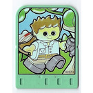 LEGO Explore Story Builder Jungle Jam Story Card with boy pattern (42177 / 43973)