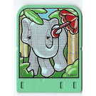 LEGO Explore Story Builder Jungle Jam Story Card with elephant pattern (42181 / 43977)