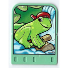 LEGO Explore Story Builder Jungle Jam Story Card with frog pattern (42183 / 43980)