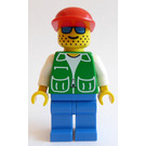 LEGO Explorer with Green Vest and Red Cap Minifigure