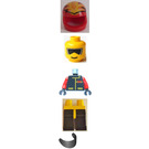 LEGO Extreme Team, rot Helm mit Flamme Minifigur