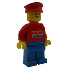 LEGO Exxon Fuel Tank Operator with Torso Sticker Minifigure