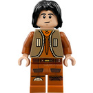 LEGO Ezra Bridger med Mørkebrun Vest og Hår Minifigur