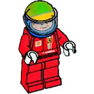 LEGO F. Massa with Blue Helmet and Stickers Minifigure