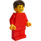 LEGO F1 Ferrari Pit Crew Mechanic Minifigure without Stickers