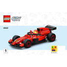 LEGO F1 Pit Stop & Pit Crew with Ferrari Car Set 60443 Instructions