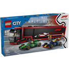 LEGO F1 Truck with RB20 & AMR24 F1 Cars Set 60445 Packaging