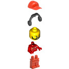 LEGO F14 T & Scuderia Ferrari Truck Crew Member with Beard Minifigure