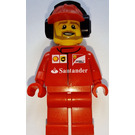 LEGO F14 T & Scuderia Ferrari Truck Crew Member with Beard Minifigure