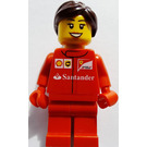 LEGO F14 T & Scuderia Ferrari Truck Kvinde Crew Member Minifigur