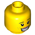 LEGO Fabu-Fan Minifigure Head (Recessed Solid Stud) (3626 / 17192)