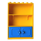 LEGO Fabuland Cupboard 2 x 6 x 7 with Blue Doors