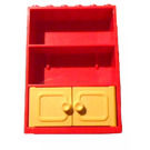 LEGO Fabuland Cupboard 2 x 6 x 7 with Yellow Doors