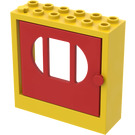 LEGO Fabuland Door Frame 2 x 6 x 5 with Red Door