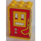 LEGO Fabuland Gas Pump Stickered Assembly