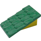 LEGO Fabuland Roof Slope with Green Roof y sin agujero de chimenea (787)