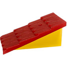 LEGO Fabuland Roof Support with Red Roof Slope og skorsteinshull (787)