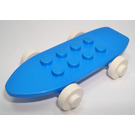 LEGO Fabuland Skateboard with White Wheels