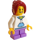 LEGO Fairground Mixer Girl with Hoodie Minifigure