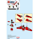 LEGO Falcon & Noir Widow Team-En haut 40418 Instructions
