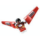 LEGO Falcon s Červená Oblek a Built Křídla Minifigurka