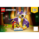 LEGO Fantasy Forest Creatures Set 31125 Instructions