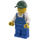 LEGO Farmer, Male mit Dark Green Deckel Minifigur