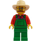 LEGO Granjero con Barba y Gafas Minifigura