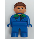 LEGO Farmer with blue legs and top