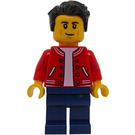 LEGO Farmers Market Man with Red Letterman Jacket Minifigure