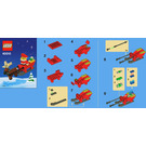 레고 Father Christmas with Sledge Building Set 40010 지침