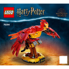 LEGO Fawkes, Dumbledore's Phoenix 76394 Instruktioner