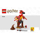 LEGO Fawkes: Dumbledore's Phoenix Set 76448 Instructions