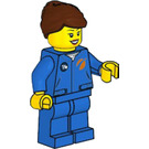 LEGO Female Astronaut in Blauw Flight Suit minifiguur