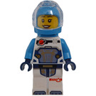LEGO Female Astronaut mit Dark Azure Helm Minifigur