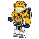 LEGO Female Astronaut met Oranje Helm minifiguur