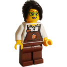 LEGO Weiblich Barista mit Grün Brille Minifigur