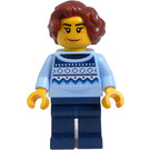 LEGO Femmina - Bright Chiaro Blu Maglione Minifigure