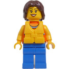 LEGO Female Coast Garder Patrol Dinghy Passenger Figurine