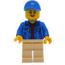 LEGO Vrouwelijk Delivery Truck Bestuurder Minifiguur