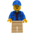 LEGO Female Delivery Truck Driver minifiguur