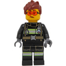 LEGO Female Firefighter mit Glasses Minifigur
