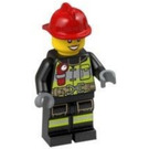 LEGO Nainen Palomies jossa Punainen Kypärä  Minihahmo